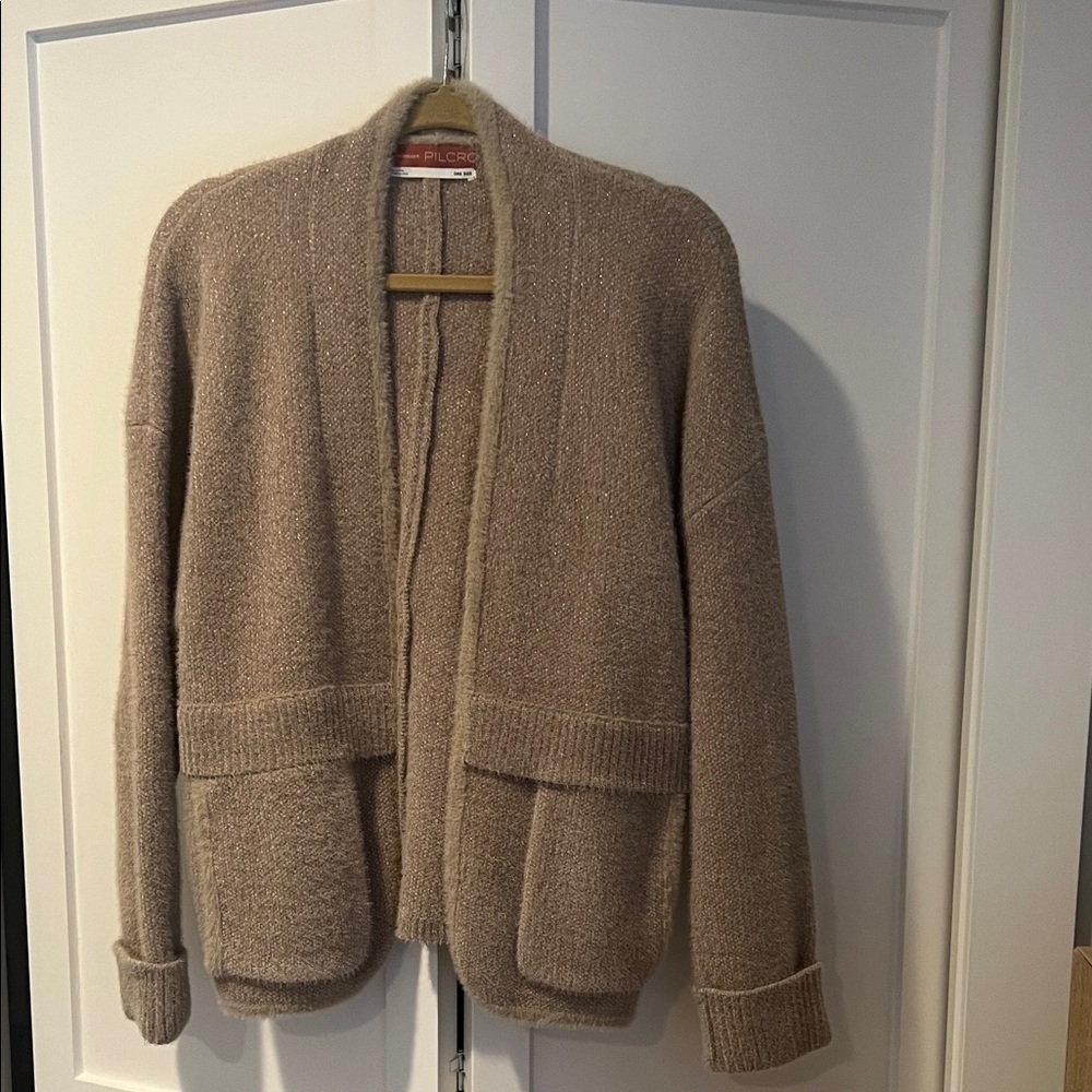 Anthropologie Pilcro Beige Cardigan